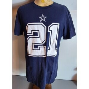 Dallas Cowboys Nike Ezekiel Elliott Mens T-Shirt M Navy Blue #21